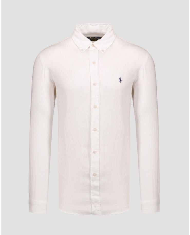 Lněná košile Polo Ralph Lauren 