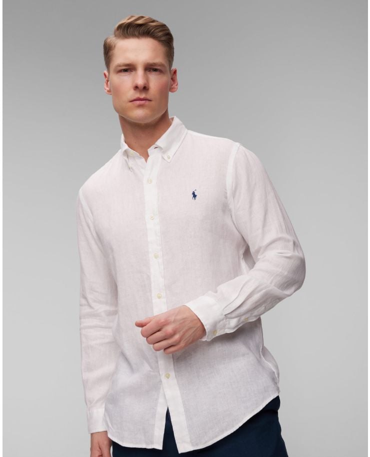 Lněná košile Polo Ralph Lauren 