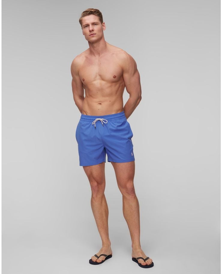 Shorts da bagno blu da uomo Polo Ralph Lauren