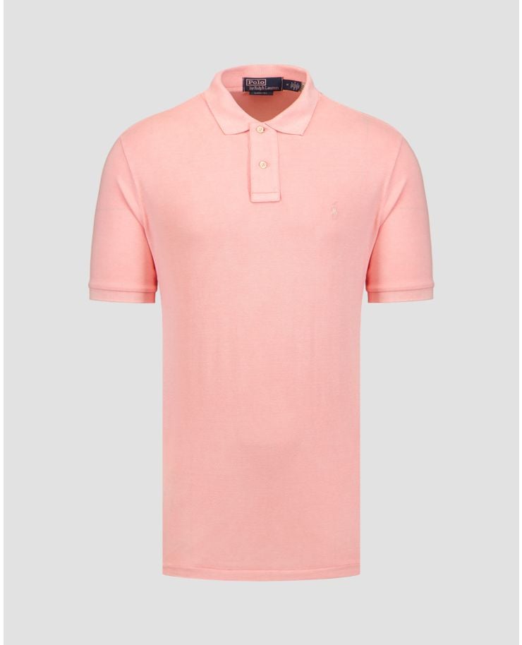 Tricou polo roz pentru bărbați Polo Ralph Lauren