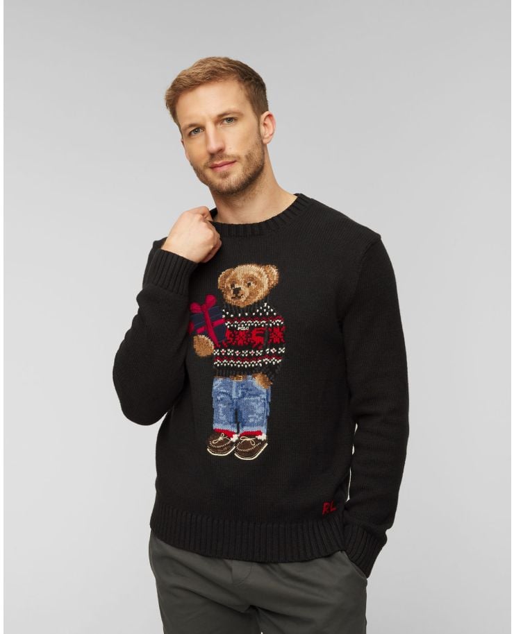 Czarny sweter męski Polo Ralph Lauren