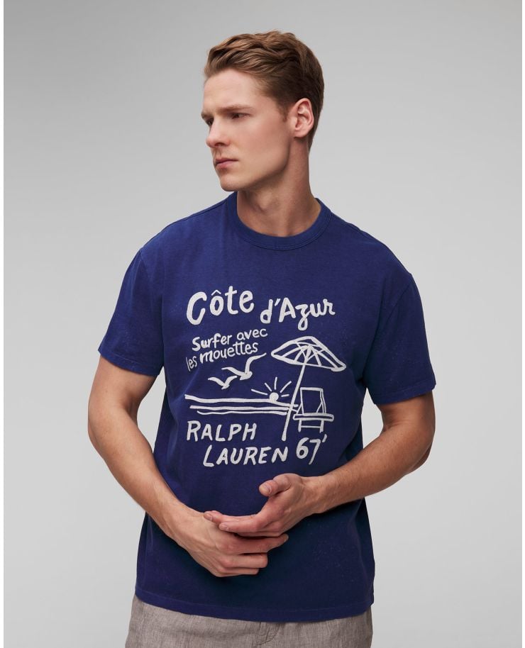 Pánské tričko Polo Ralph Lauren v Tmavě Modrém Barevném Odstínu
