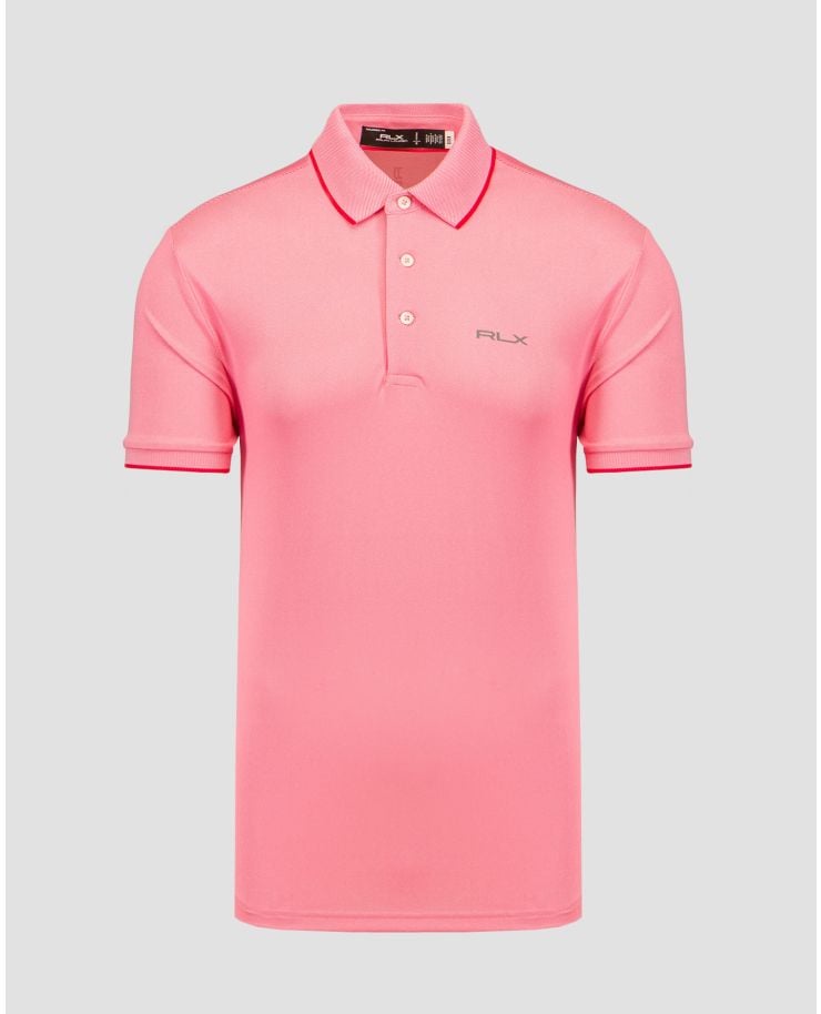 Różowe polo męskie Ralph Lauren RLX Golf