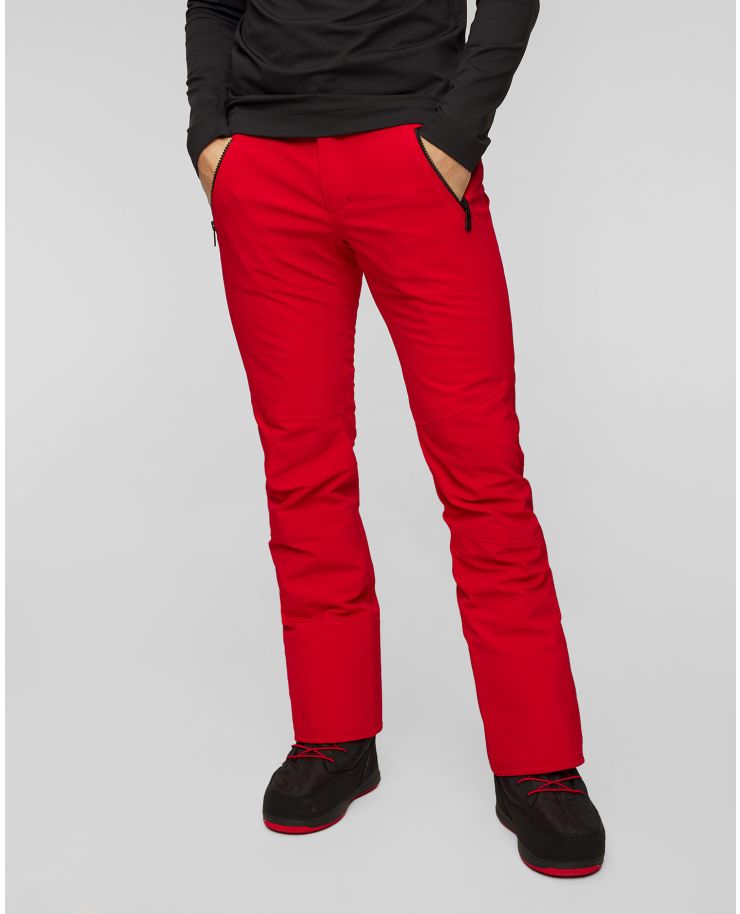 Czerwone spodnie narciarskie męskie Toni Sailer William