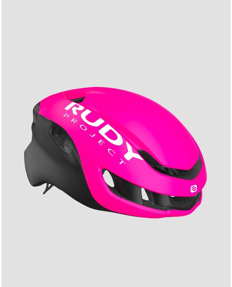 Różowo-czarny kask rowerowy Rudy Project Nytron