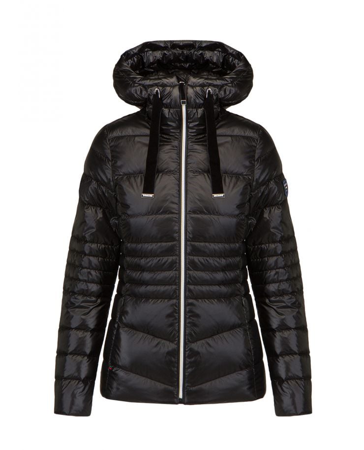 DOLOMITE Hood Corvara Satin Black jacket 