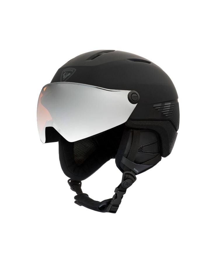 Casque de ski ROSSIGNOL FIT VISOR IMPACTS BLACK ski helmet