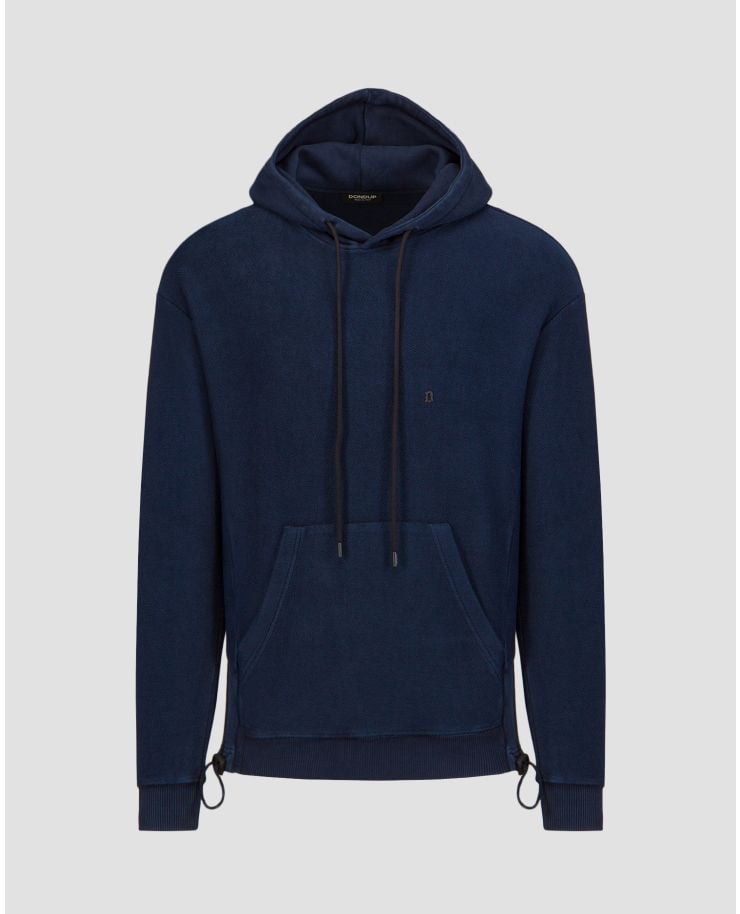 Men's navy blue hoodie Dondup Fleece 