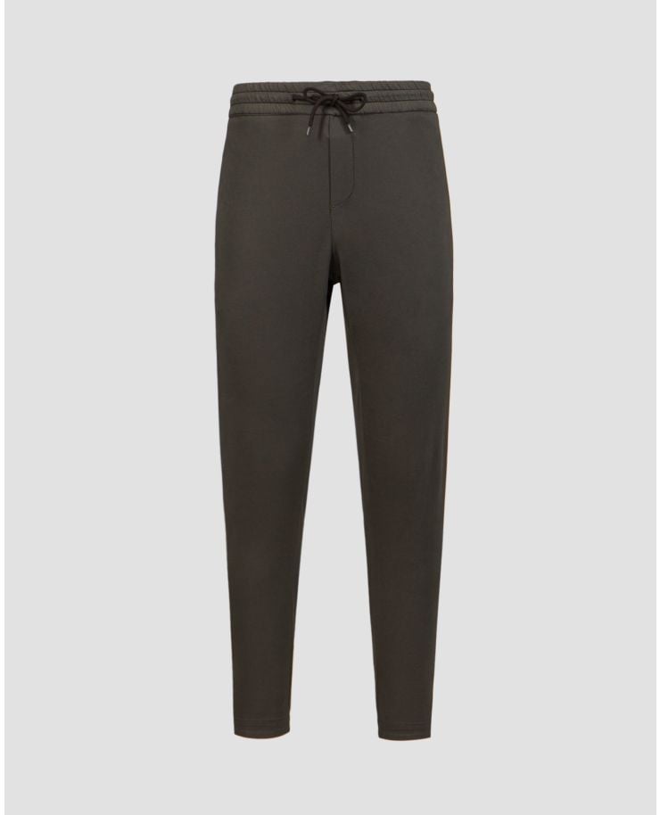 Tmavě šedé pánské vlněné kalhoty Dondup Pantalone Dom