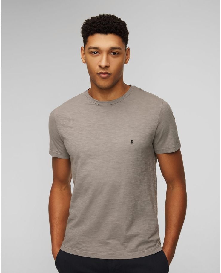 T-shirt gris pour hommes Dondup 