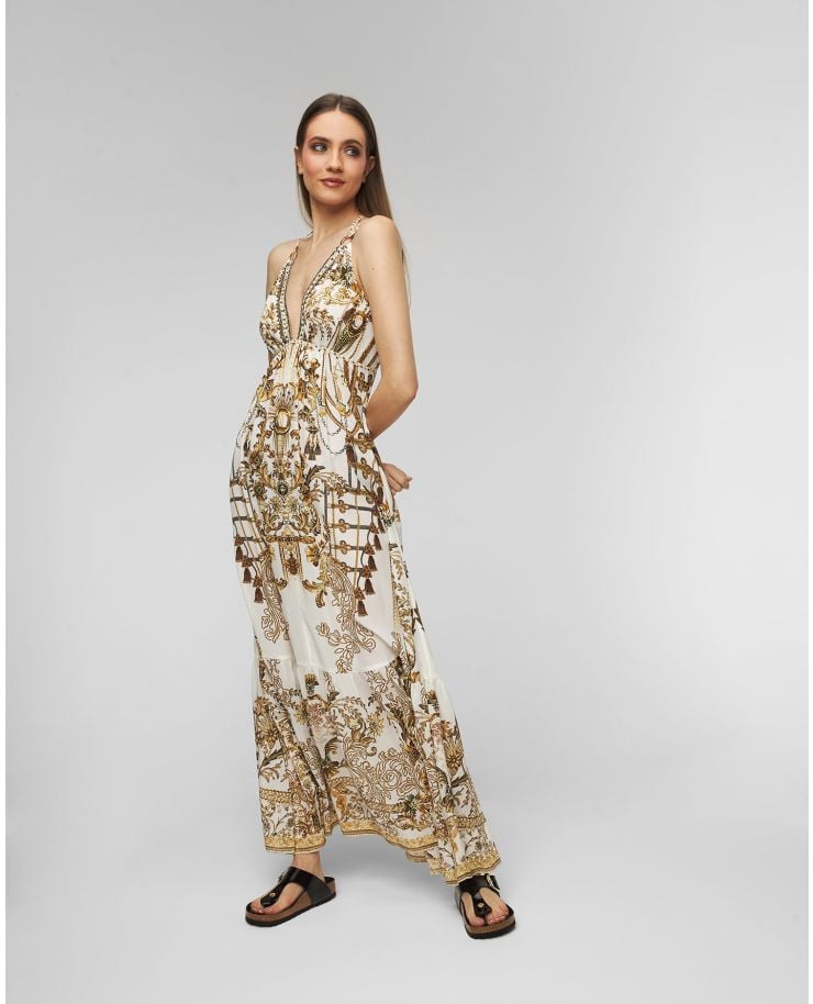 Silk dress Camilla Tiered Dress With Hardware