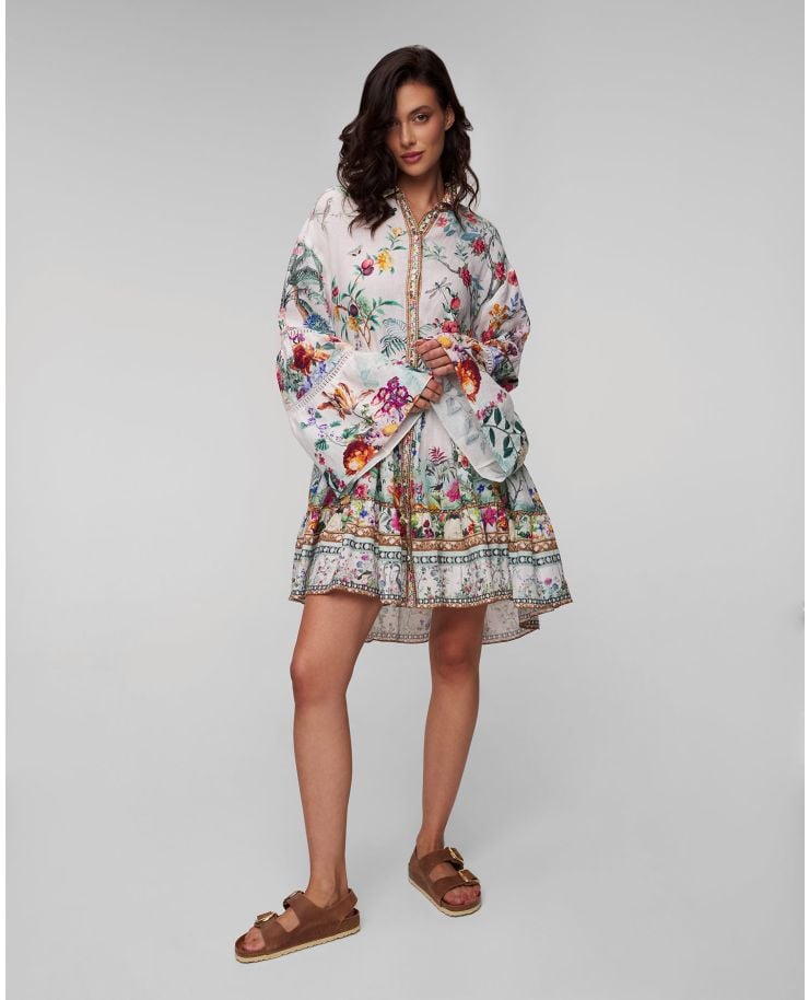 Women's floral linen dress Camilla Plumes And Parterres