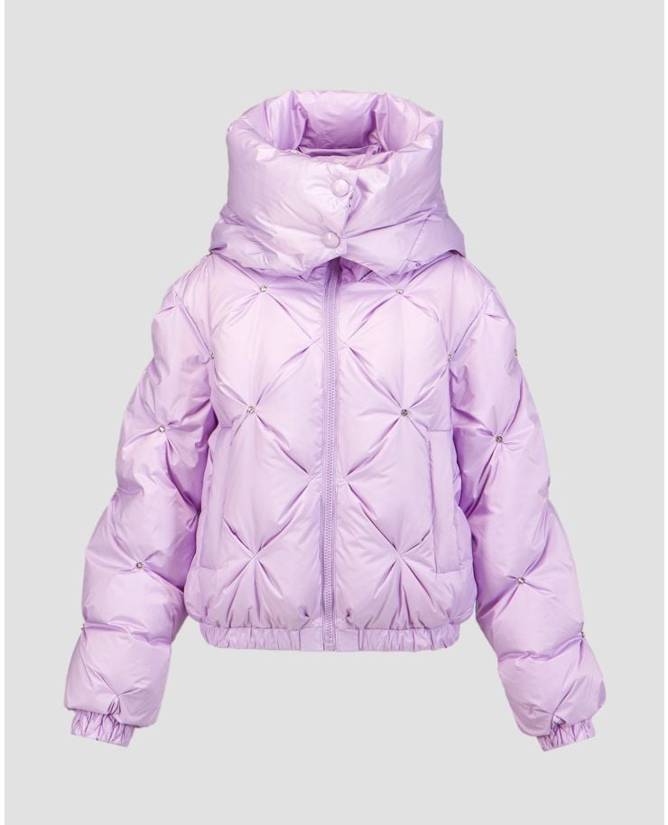 Ski jacket with rhinestones Goldbergh Glare lilac
