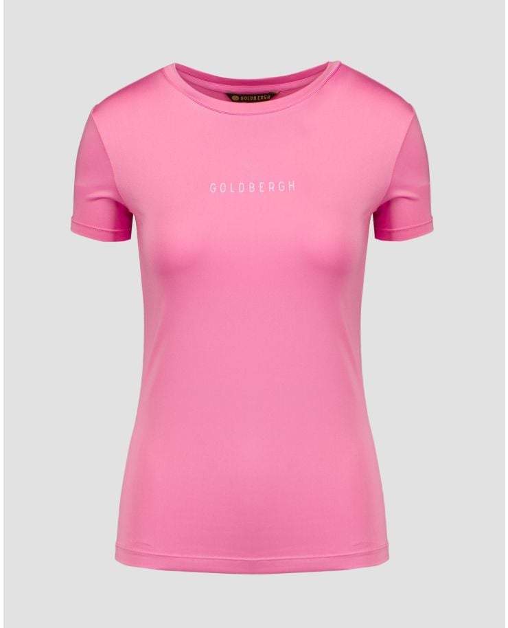 Różowy T-shirt Goldbergh Avery