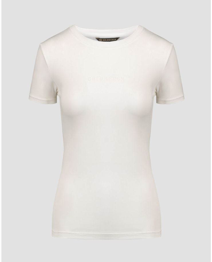 Biały T-shirt Goldbergh Avery