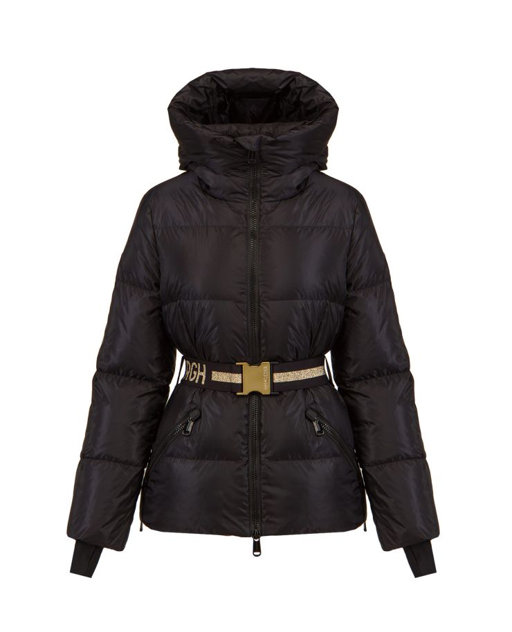 peplum ski jacket