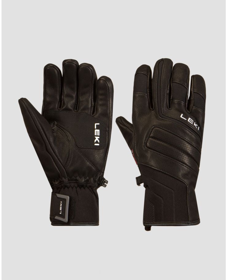 Černé lyžařské rukavice Leki Phoenix 3D