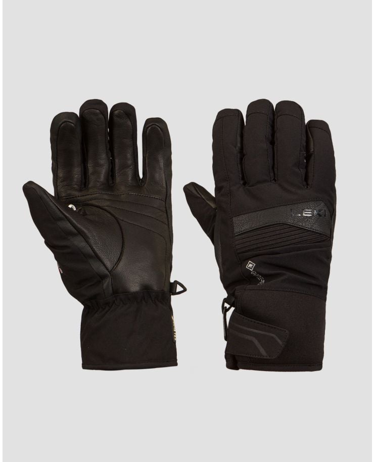 Černé lyžařské rukavice Leki Shield 3D GTX
