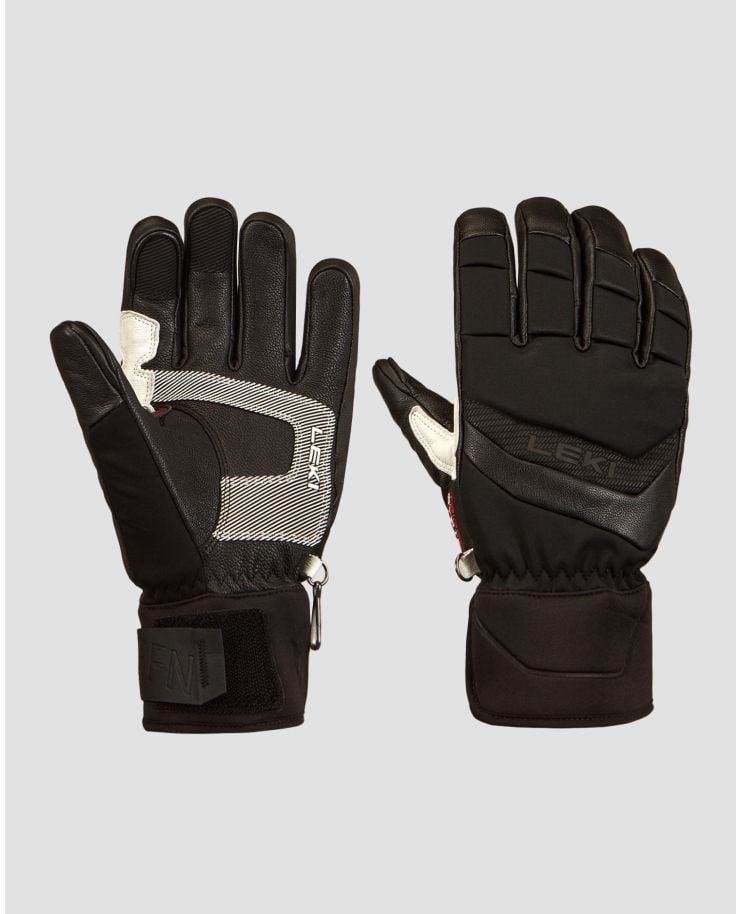 Černé lyžařské rukavice Leki Griffin Base 3D