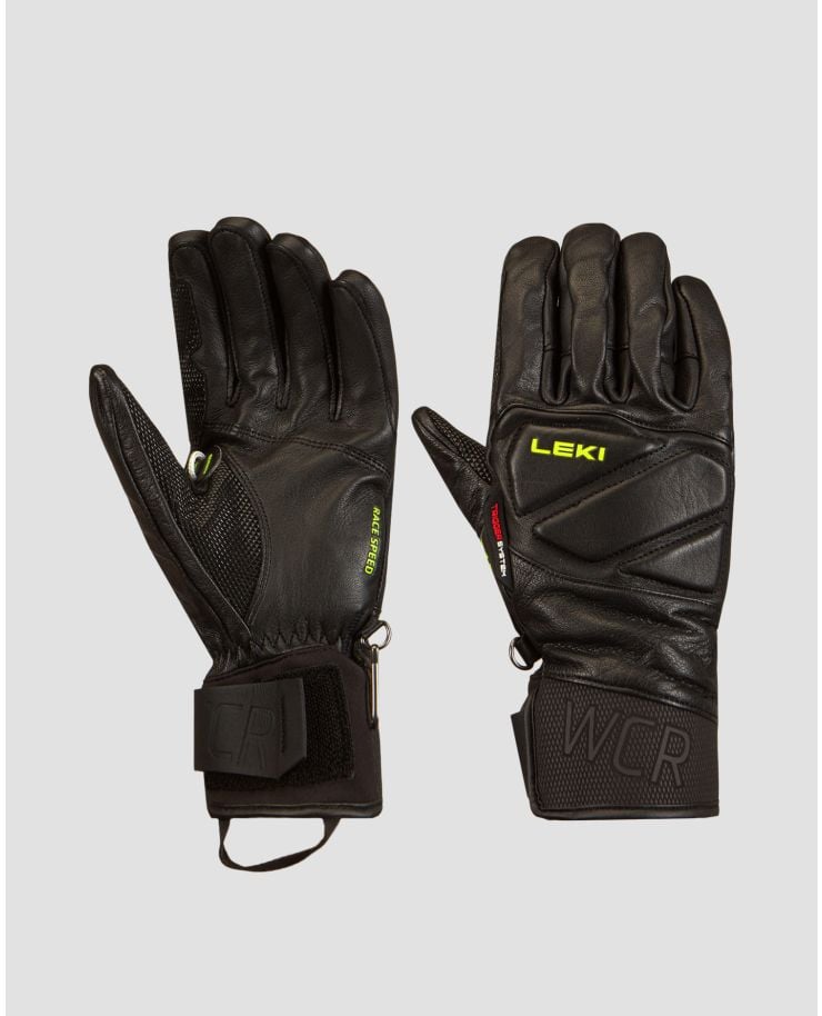 Černé lyžařské rukavice Leki WCR Venom Speed 3D