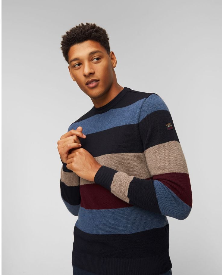 Men's woolen sweater Paul&Shark with stripes 