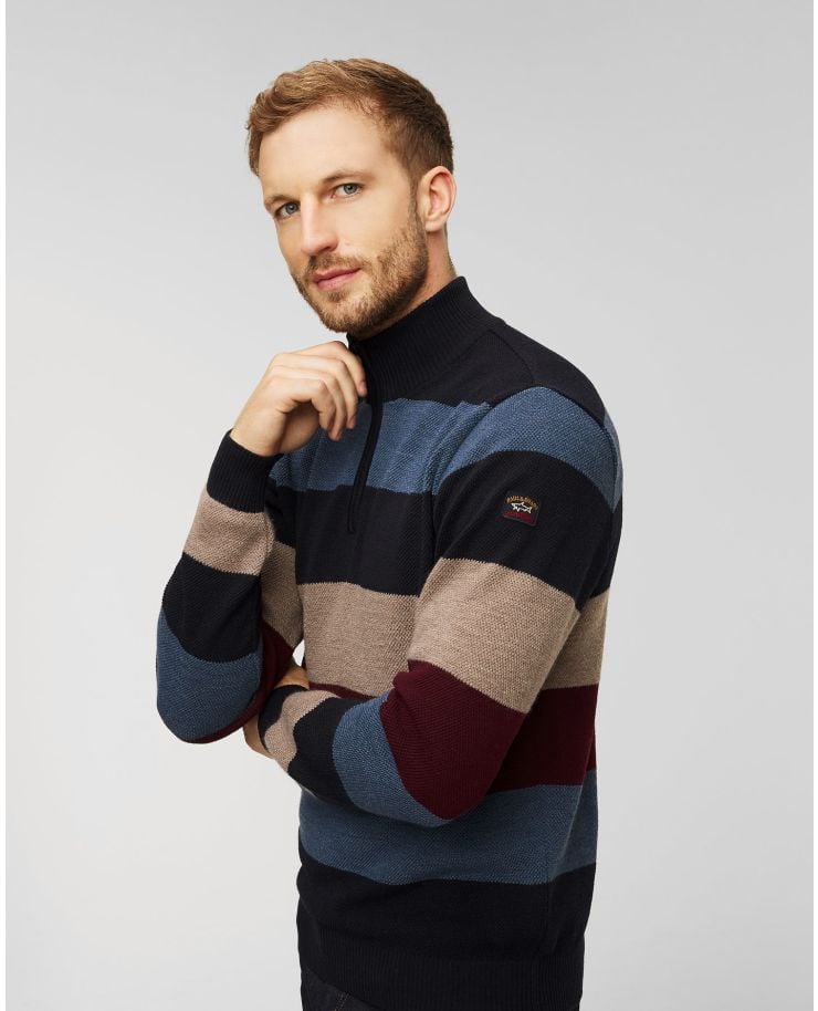 Woolen sweater with stripes Paul&Shark