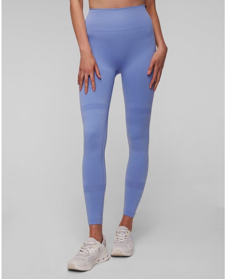 Women’s light blue leggings Casall Essential Block Seamless High Waist Tights