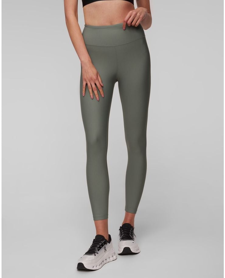Casall Graphic High Waist Tights Damen-Leggings mit hoher Taille in Grün