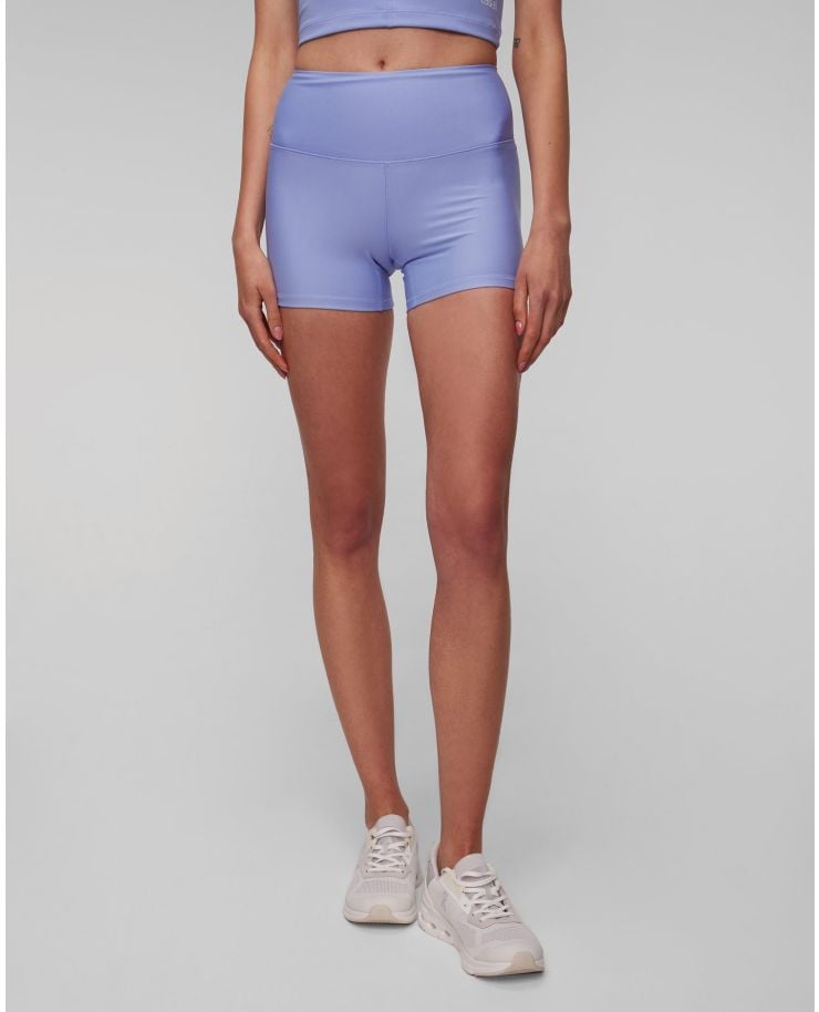 Casall Ultra High Waist Hot Pant Damen-Trainingsshorts mit extrem hohem Bund in Blau
