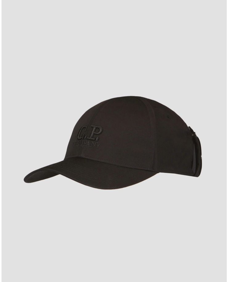 Men's black baseball cap C.P. Company
