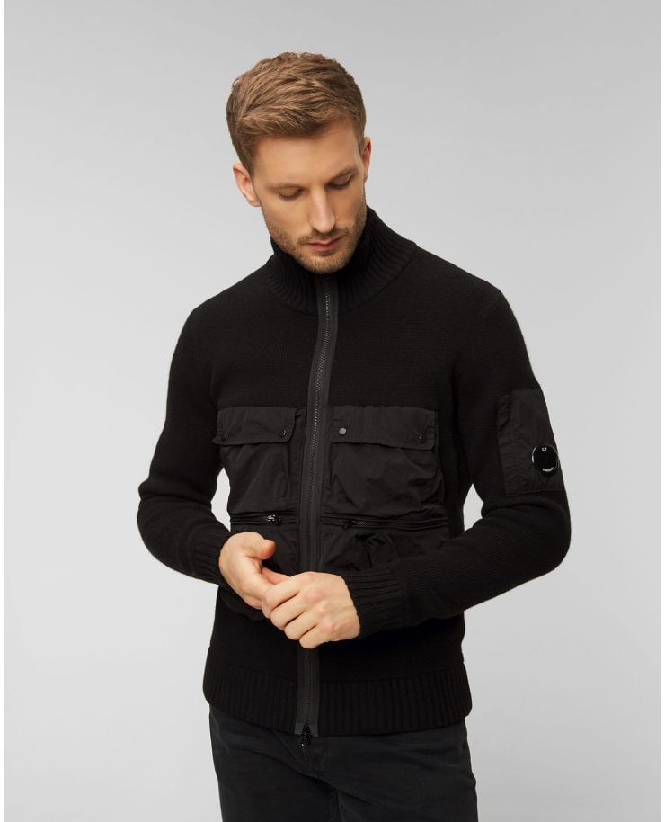 Men's black woollen jacket C.P. Company