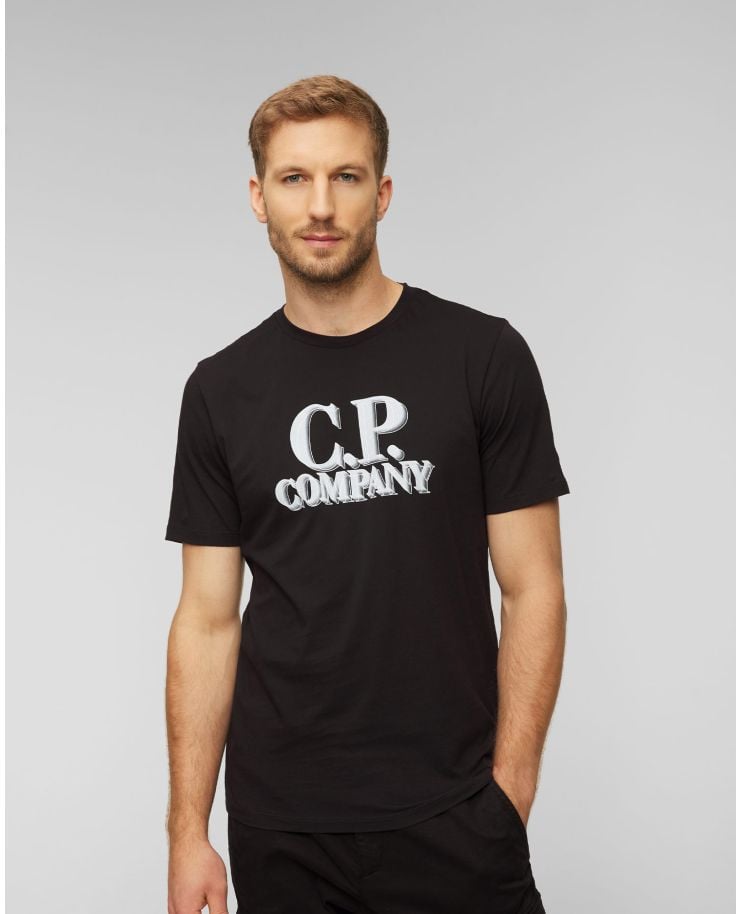 C.P. Company Herren-T-Shirt in Schwarz