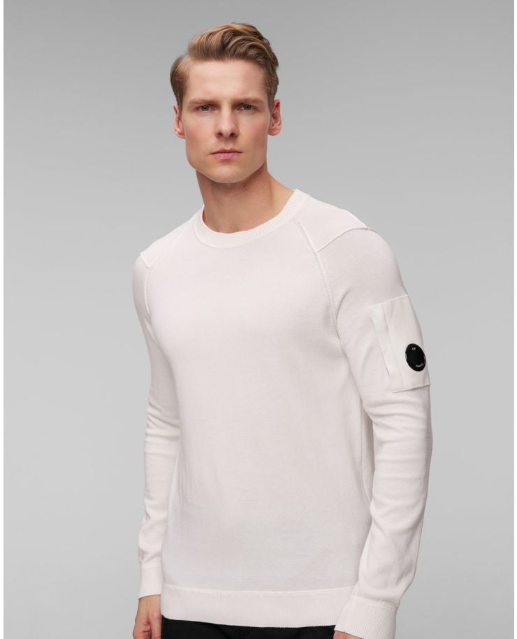 Biały sweter męski C.P. Company