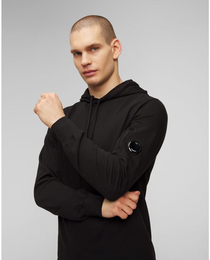 Sweat-shirt à capuche noir pour hommes C.P. Company