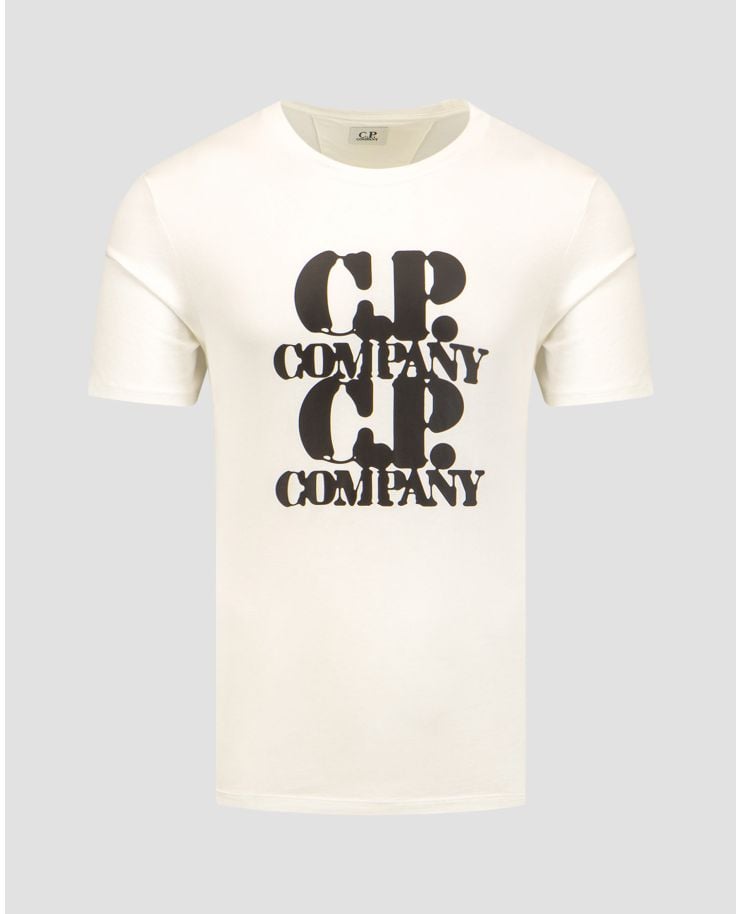 Biały t-shirt męski C.P. Company