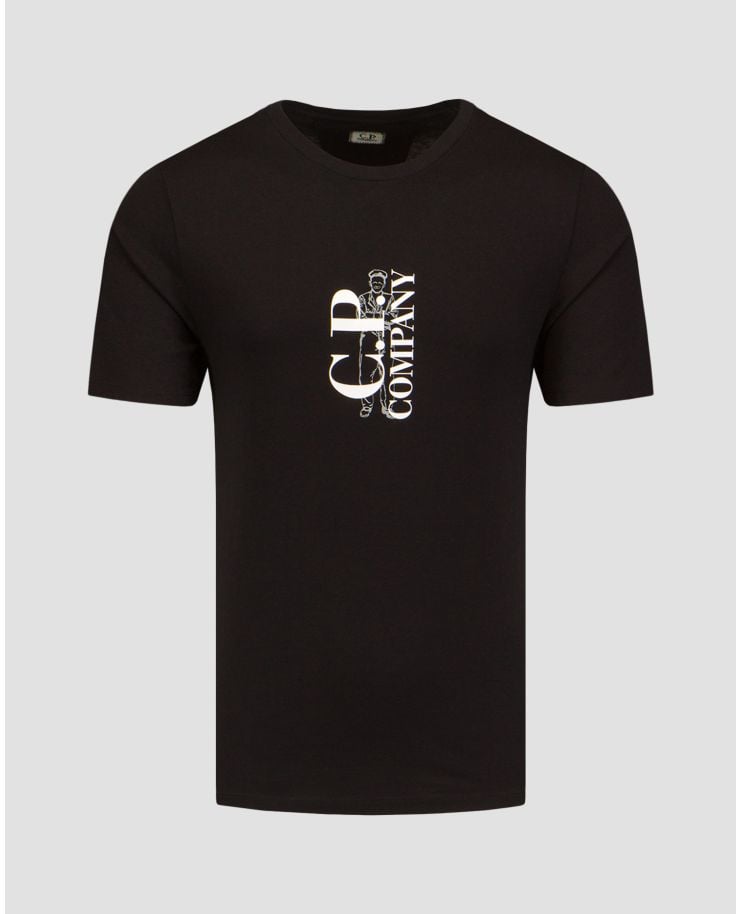 Czarny t-shirt męski C.P. Company