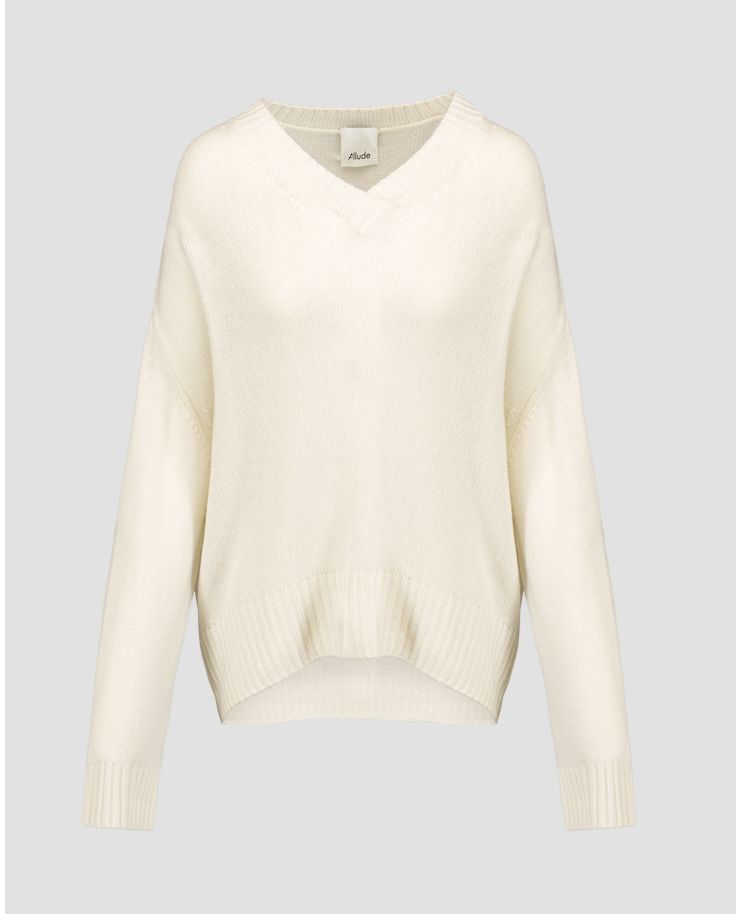 Dámsky kašmírový sveter Allude V-sweater