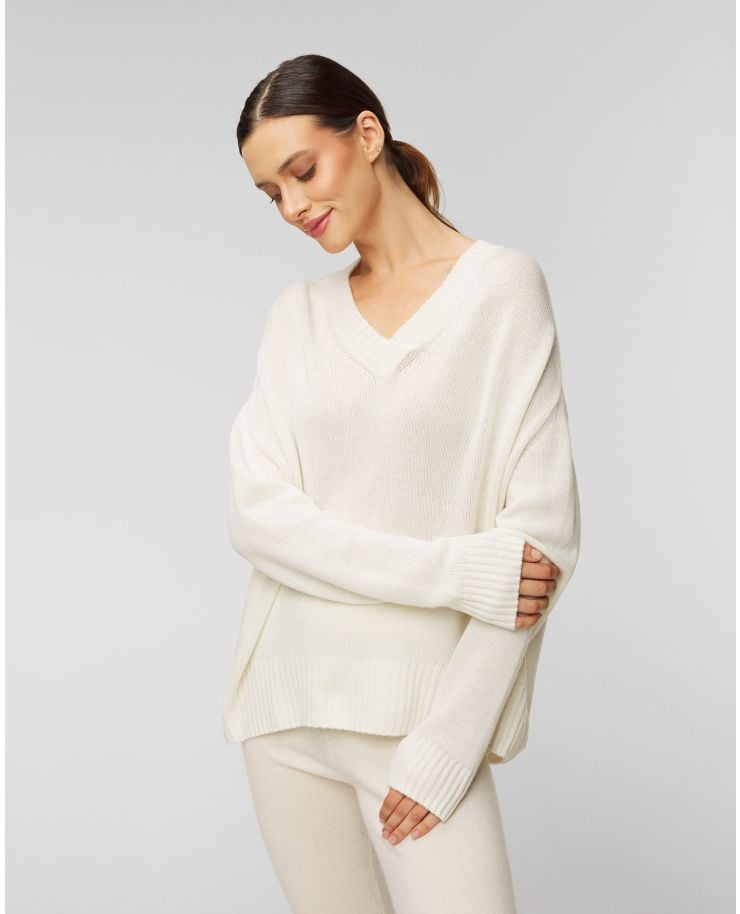 Sweter kaszmirowy damski Allude V-sweater