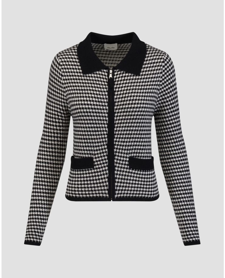 Women's wool houndstooth jumper Allude