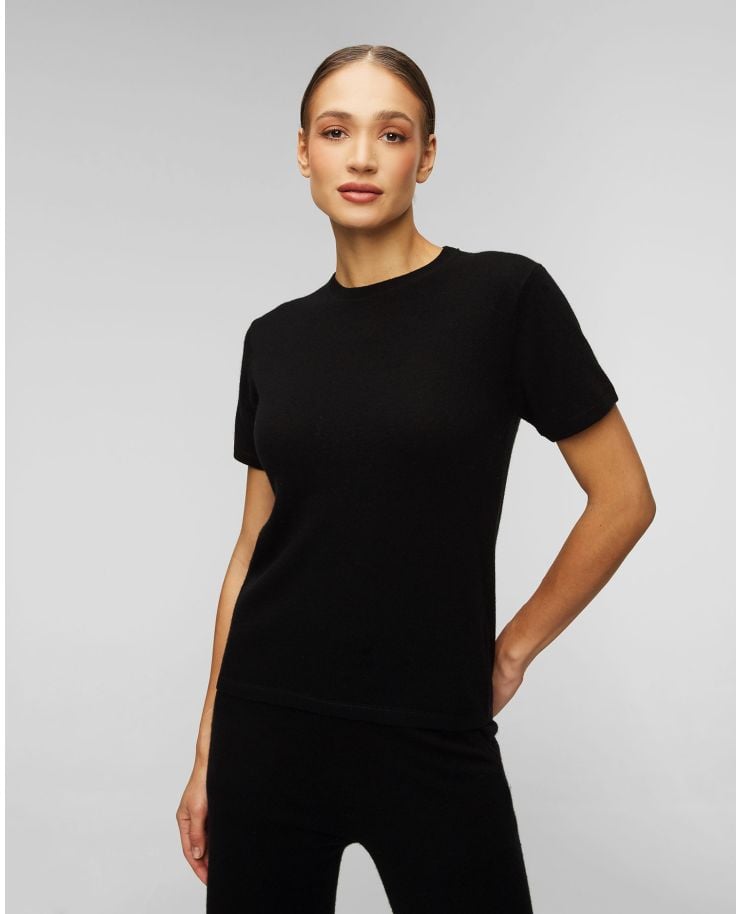 Women's black wool and cashmere jumper Allude