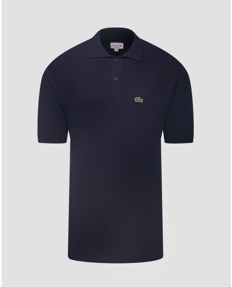 Maglione polo blu scuro da uomo Lacoste AH7642