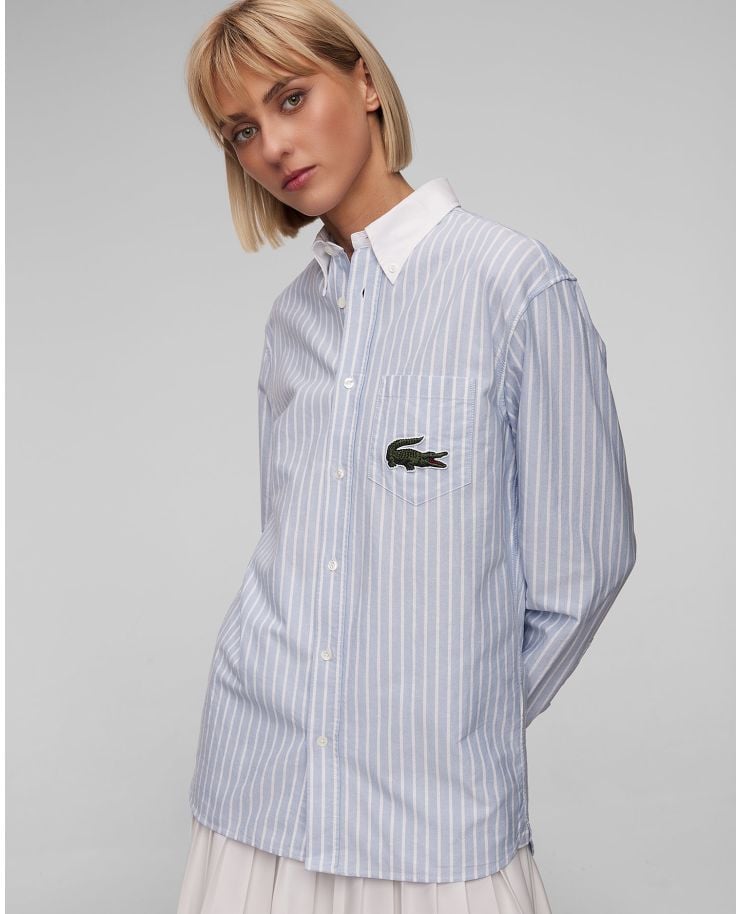 Unisex blue and white shirt Lacoste CH7610
