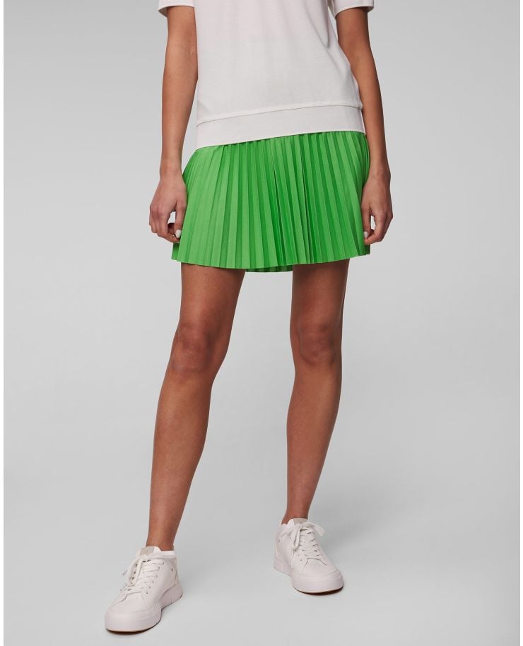 Women's green pleated skirt Lacoste JF2701