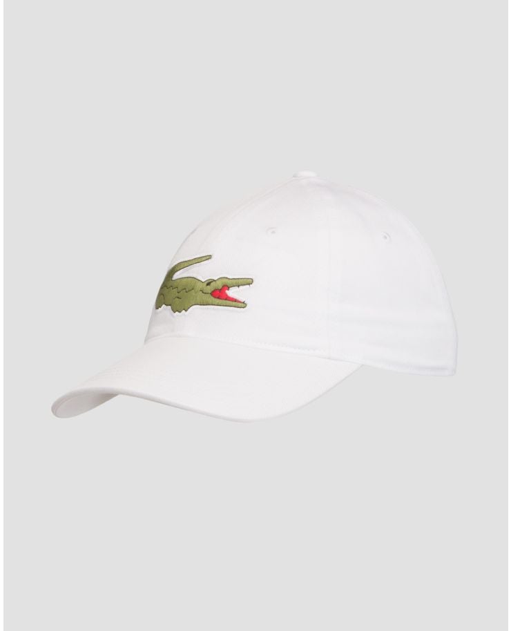 Biała czapka z daszkiem Lacoste RK9871