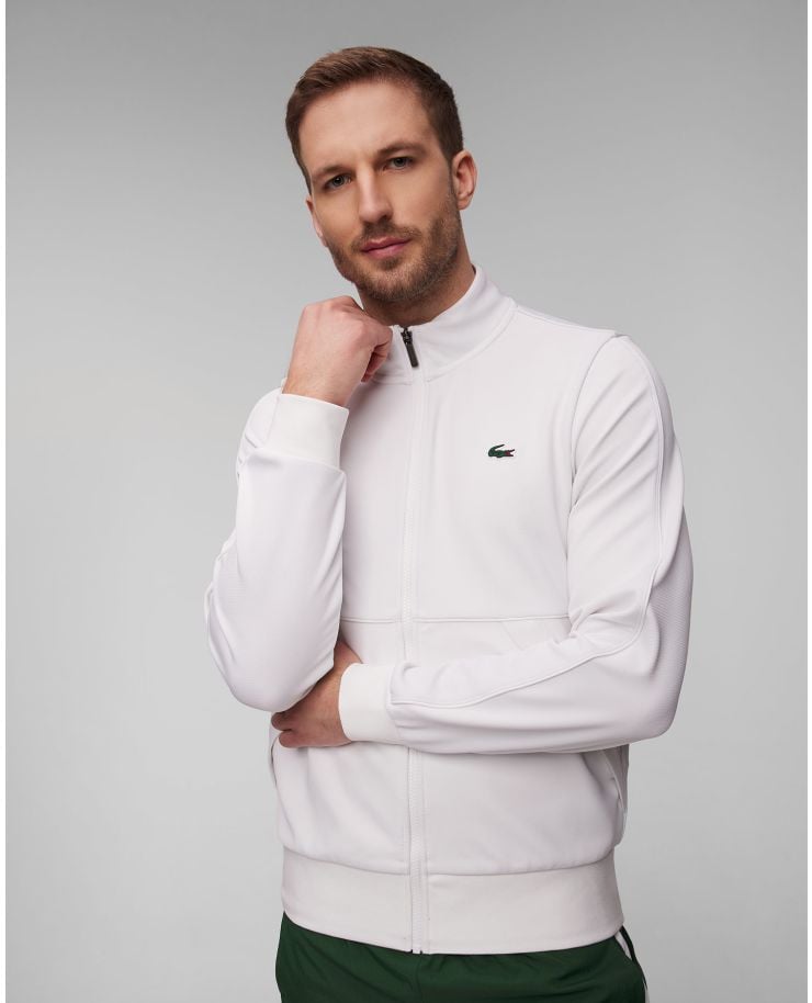 Sweat-shirt de sport blanc pour hommes Lacoste SH3444