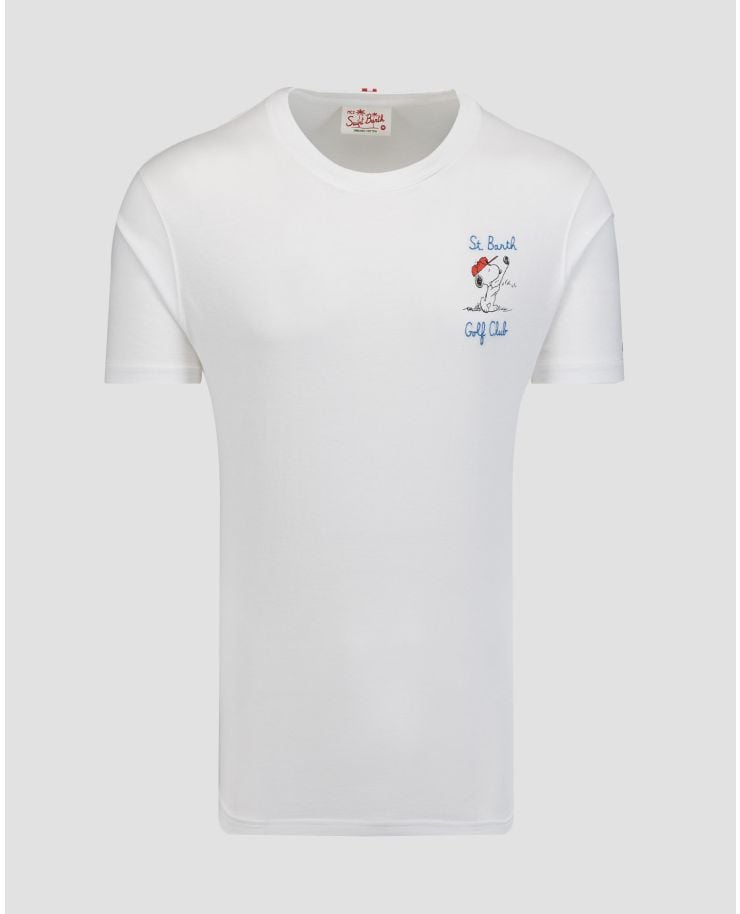 T-shirt bianca da uomo MC2 Saint Barth