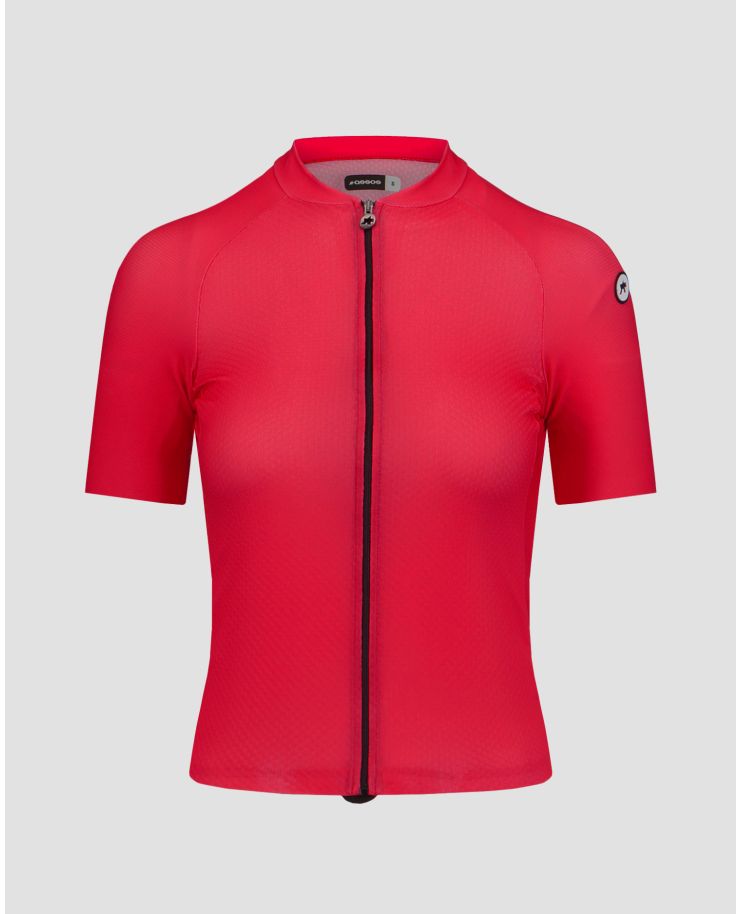 Women's red cycling T-shirt Assos Uma GT Jersey C2 Evo 