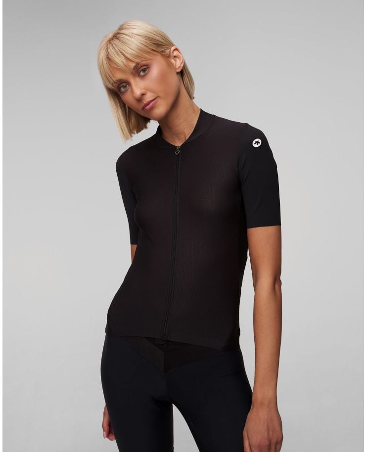 Women's black cycling T-shirt Assos Uma Gt Jersey S11