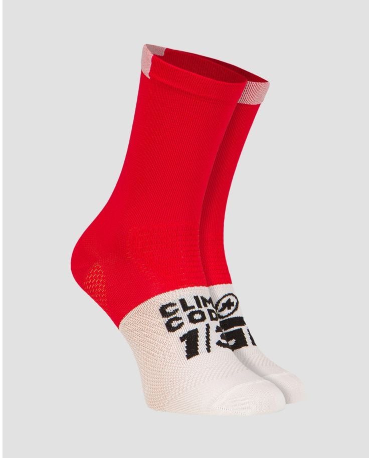 Chaussettes de cyclisme rouges Assos Gt Socks C2 