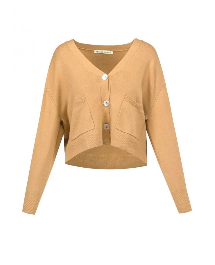 Pulover LIVE THE PROCESS BOXY CARDIGAN